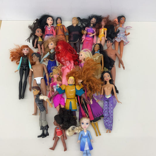 Mixed Loose Disney Princess Prince Star Wars Fashion Play Dolls Aladdin Mulan - Warehouse Toys