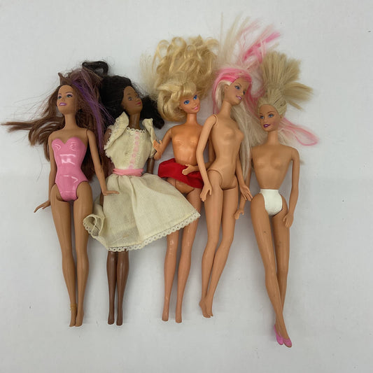Mixed Loose LOT Barbie Mattel & Others Fashion Dolls Toys Blonde Brunette Used - Warehouse Toys