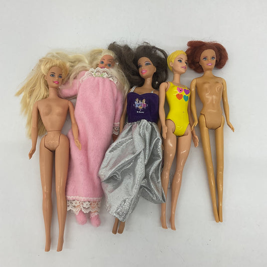 Mixed Loose LOT Barbie & Others Fashion Dolls Used Blonde Brunette Redhead - Warehouse Toys