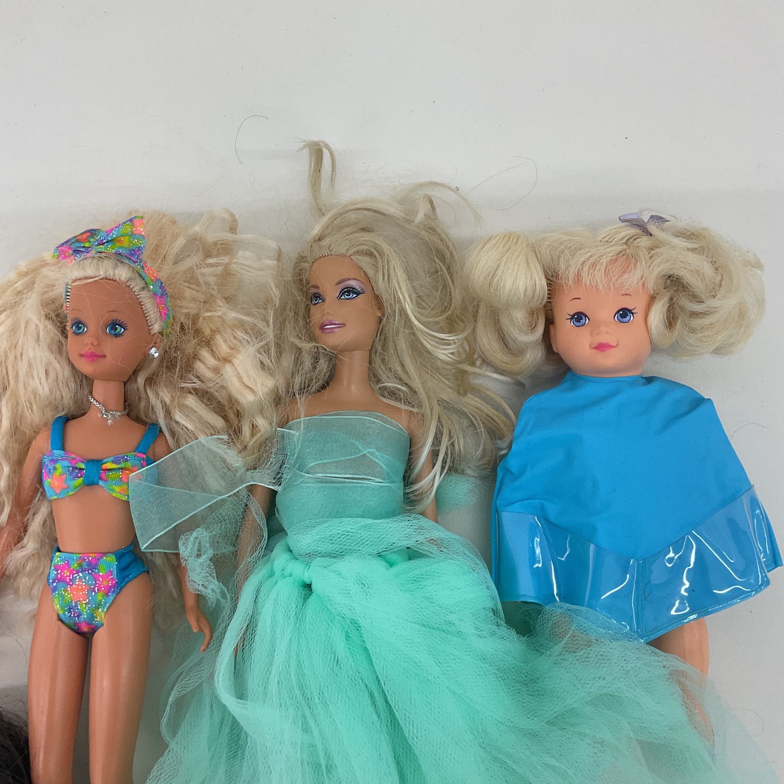Mixed LOOSE LOT Mattel Barbie & Others Fashion Dolls Blonde Hair Little Girl - Warehouse Toys