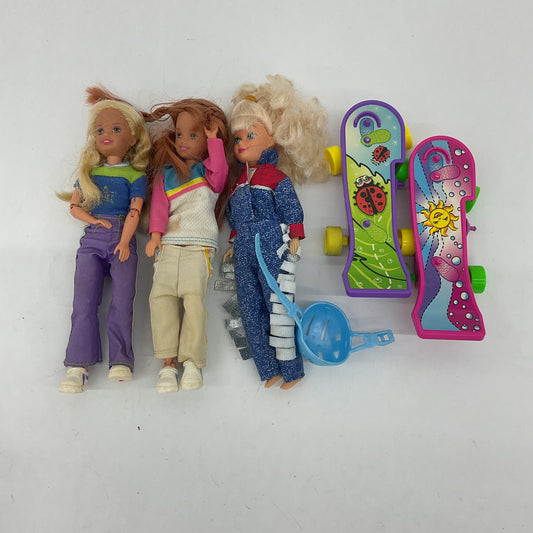 Mixed LOT Mattel Barbie Stacie Little Sister & Friends Fashion Dolls Loose Used - Warehouse Toys
