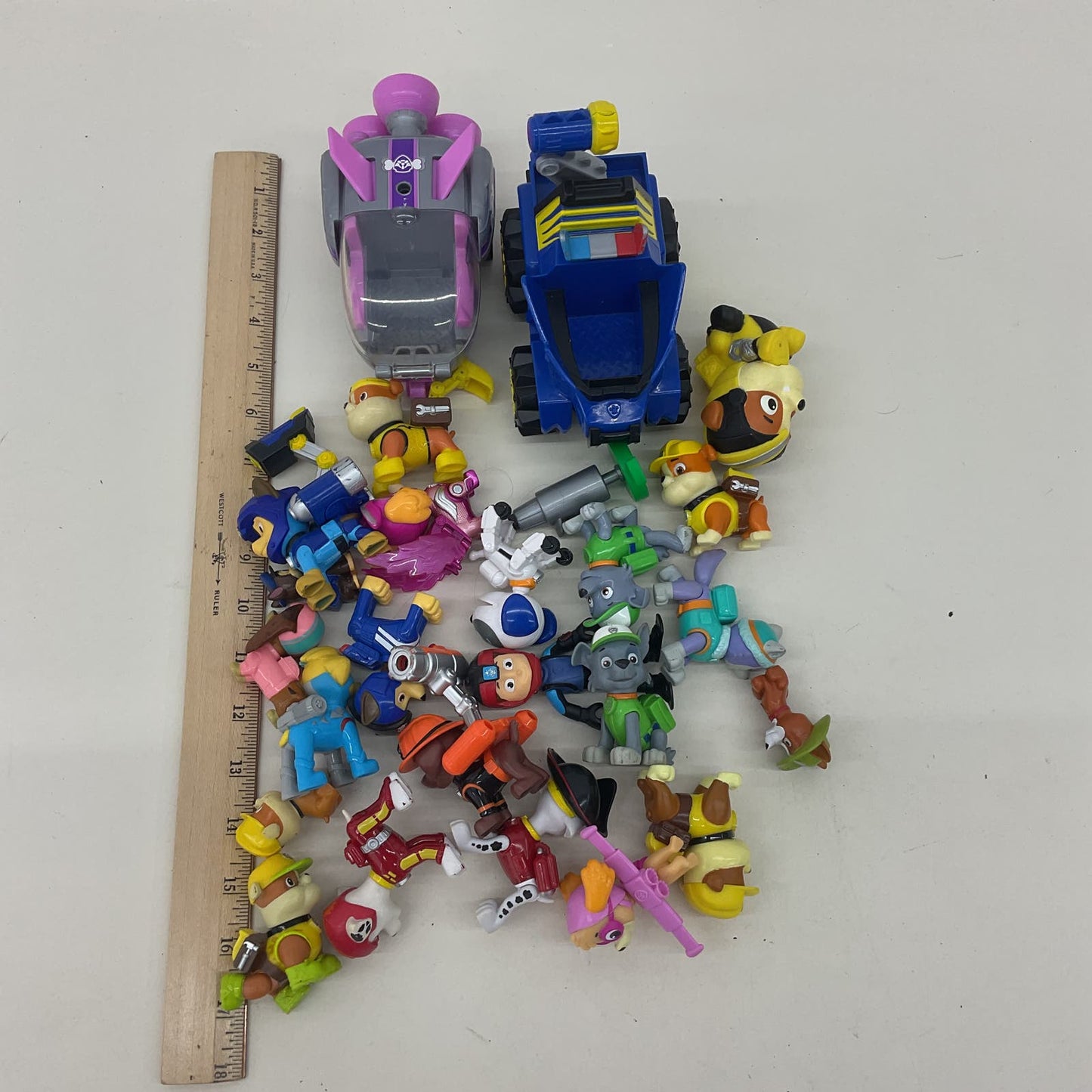 Mixed Nickelodeon LOT Paw Patrol Dog Character Toy Figures Vehicles Cake Toppers - Warehouse Toys
