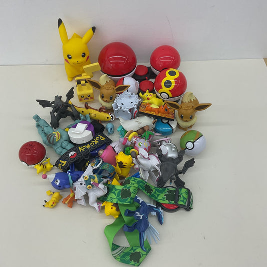 Mixed Nintendo Pokemon Toy Figures Cake Toppers Charmander Pikachu Happy Meal - Warehouse Toys