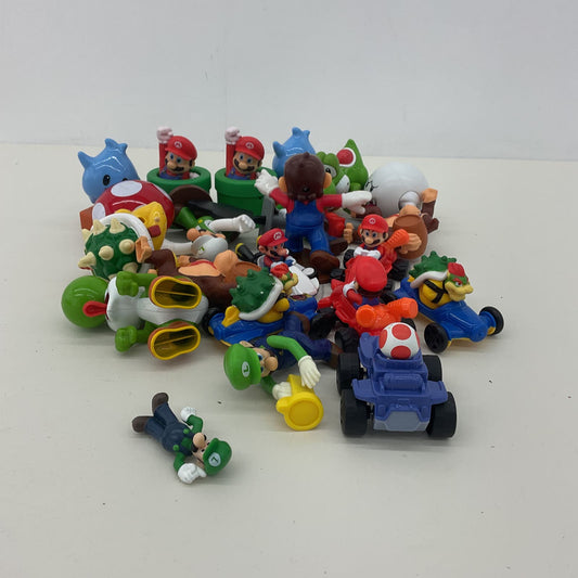 Mixed Nintendo Super Mario Character Toy Figures Cake Toppers Vehicles Luigi - Warehouse Toys