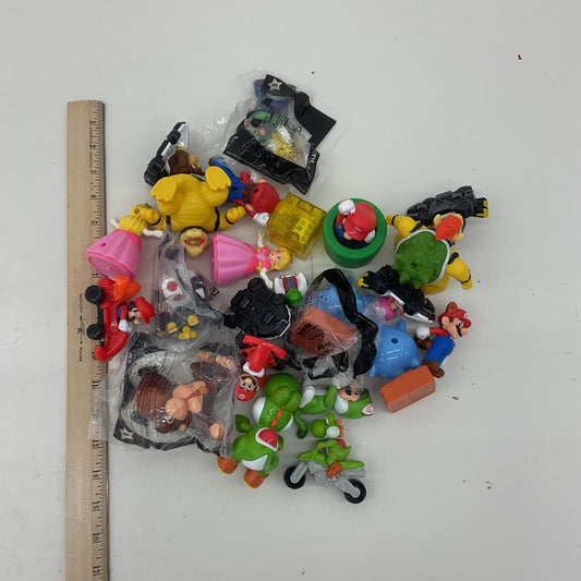 Mixed Nintendo Super Mario Toy Figures Cake Toppers Figurines Loose LOT - Warehouse Toys