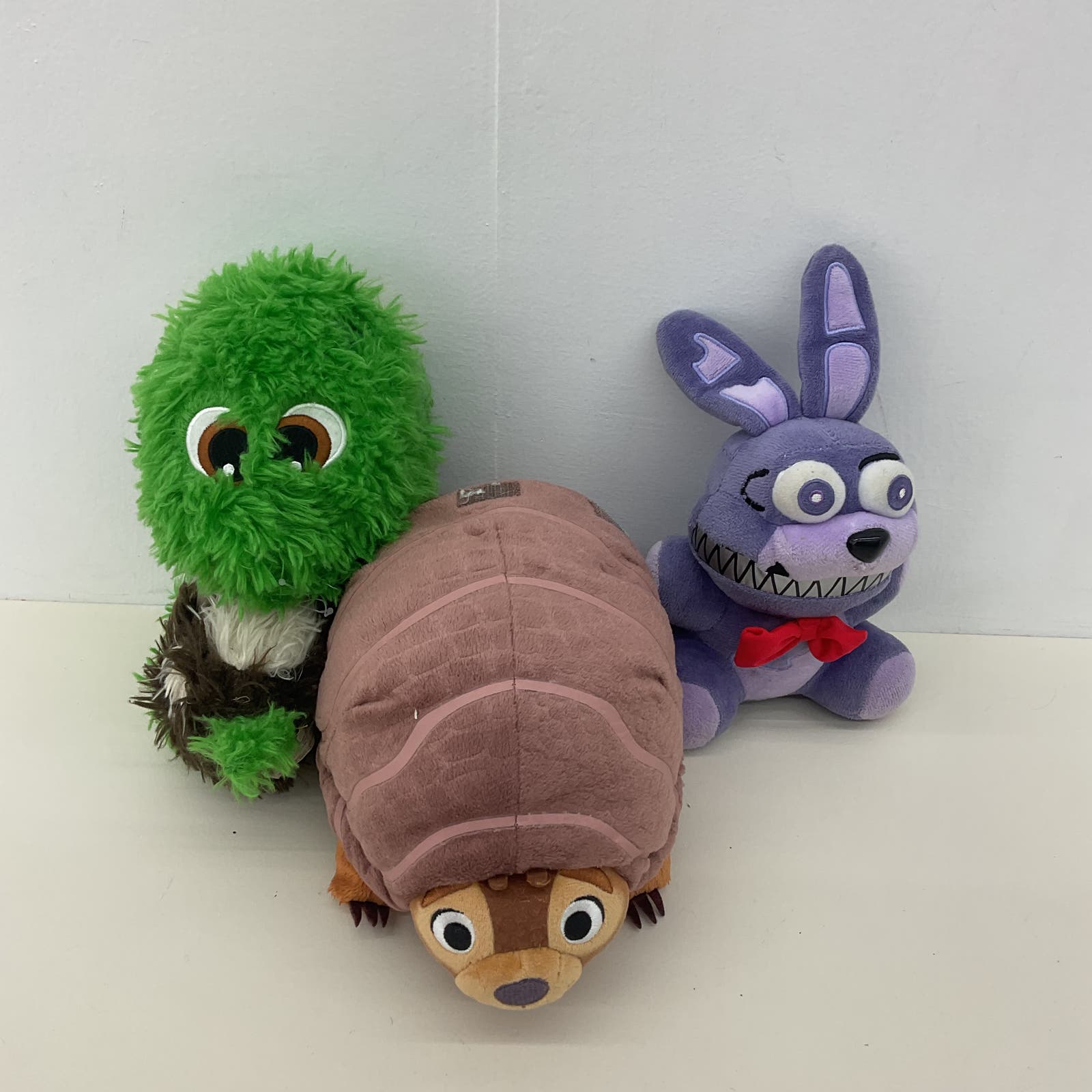 Mixed Plush Dolls Fuzzy Turtle FNAF Purple Bonnie Bunny Disney Tuk Tuk  Armadillo - Warehouse Toys