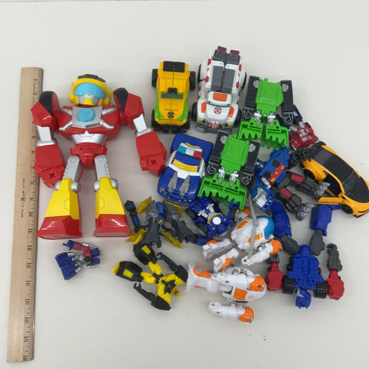 Mixed Transformers Robots Action Figures Vehicles Cars Toys Used Loose - Warehouse Toys