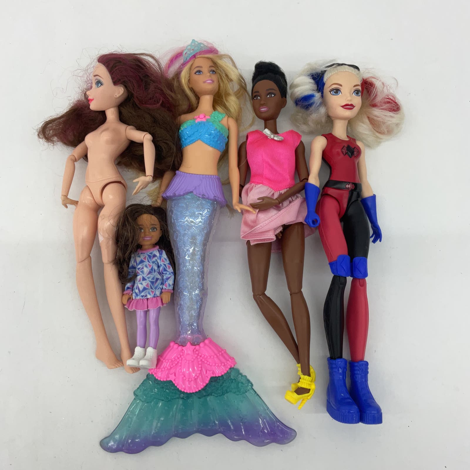 Mixed Used LOT Barbie Mermaid DC Comics Harley Quinn & Others Toy Fashion  Dolls - Warehouse Toys