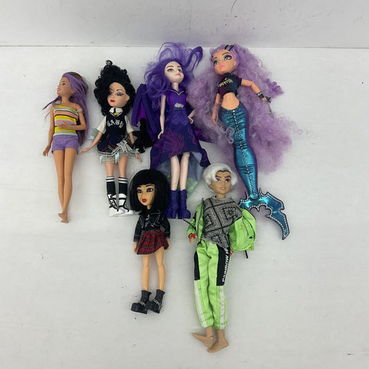 Mixed Used LOT Disney Eternals Barbie Mermaid Fashion Play Dolls Used Modern - Warehouse Toys