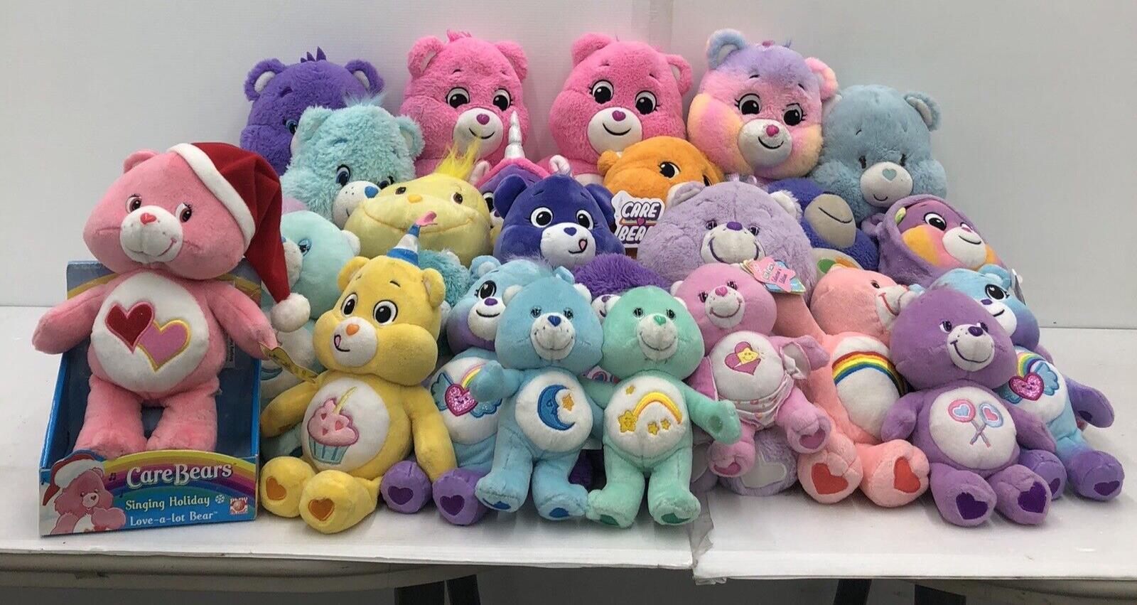 Modern LOT of 25 VTG Care Bears Plush Dolls Love A Lot Sleepytime Birthday  Used - Warehouse