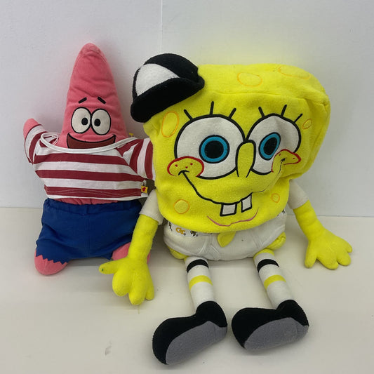 Nickelodeon LOT Spongebob Squarepants & Patrick Star Character Plush Dolls - Warehouse Toys