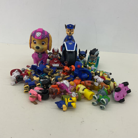 Nickelodeon Mixed Loose LOT Paw Patrol Character Toy Figures Cake Toppers Dogs - Warehouse Toys