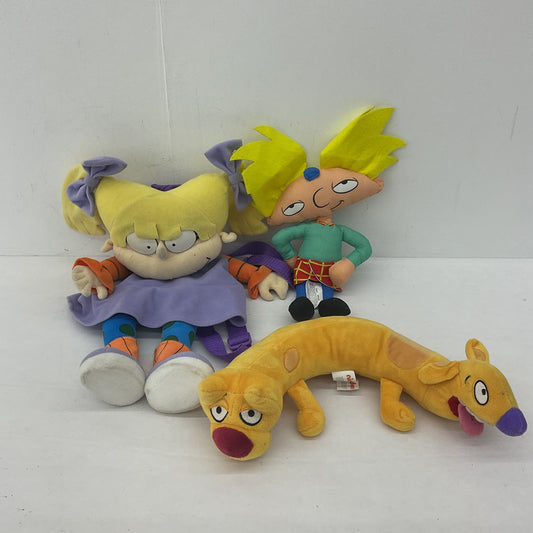 Nickelodeon Multicolor Stuffed Animal Lot Rugrats Catdog Plush - Warehouse Toys