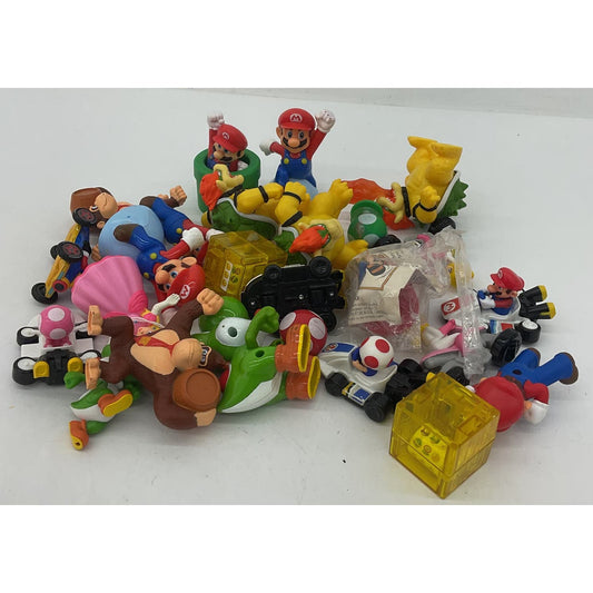 Nintendo Mixed LOT Super Mario Toy Figures Cake Toppers Happy Meal Toys Peach - Warehouse Toys