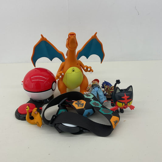 Nintendo Pokemon Toy Figure LOT Charizard Poke Balls Accessories Used Loose - Warehouse Toys