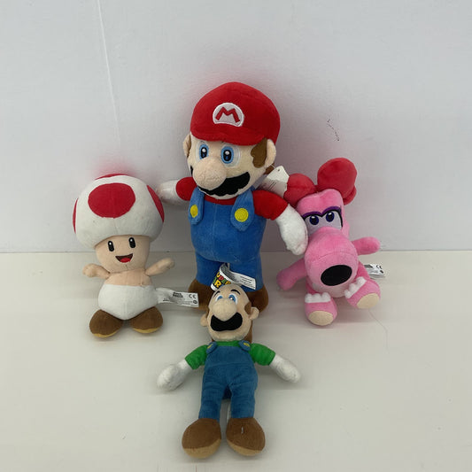 Nintendo Super Mario Character Plush Doll LOT Birdo Luigi Toad Stuffed Toys - Warehouse Toys