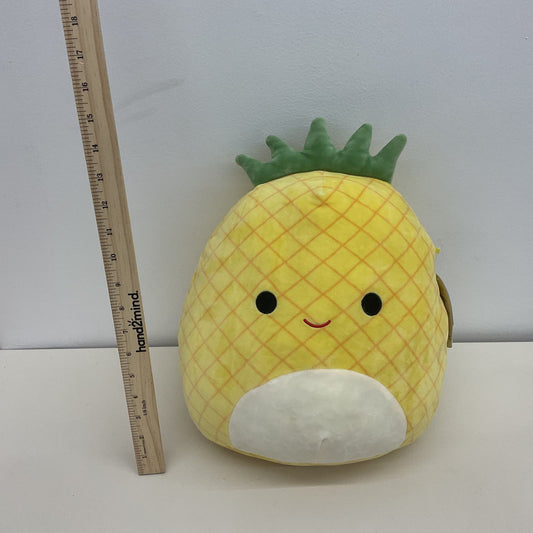 NWT Squishmallows Soft Cuddly Yellow Pineapple Plush Pillow Toy 14" Tall - Warehouse Toys