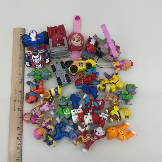 Paw Patrol Mixed Character Toy Figure Cake Topper Vehicles Cars LOT Loose Used - Warehouse Toys