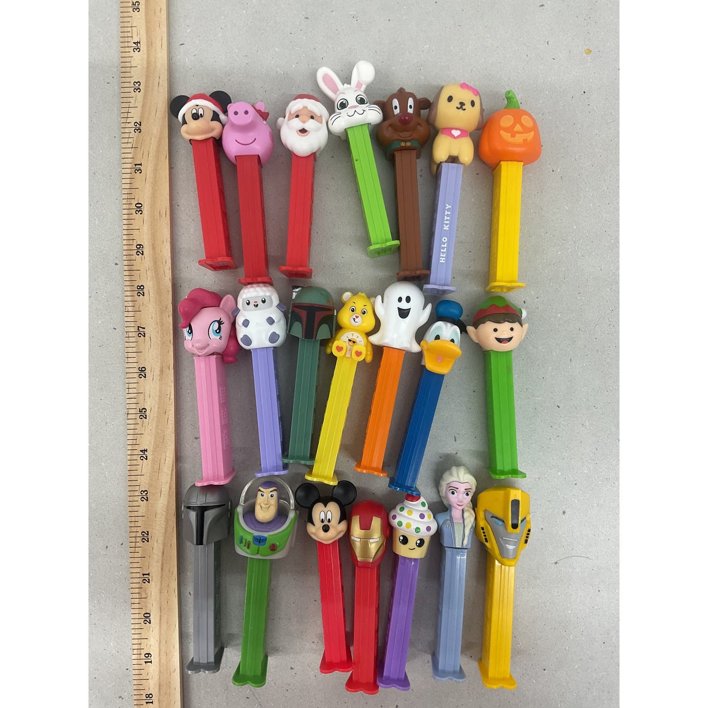 Pez Multicolor Collection Wholesale Toy Lot Star Wars Disney Bunny Santa - Warehouse Toys