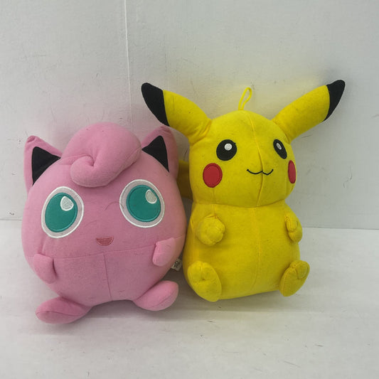 Pokemon Nintendo Pink Jigglypuff Pikachu Plush Lot Stuffed Animal - Warehouse Toys