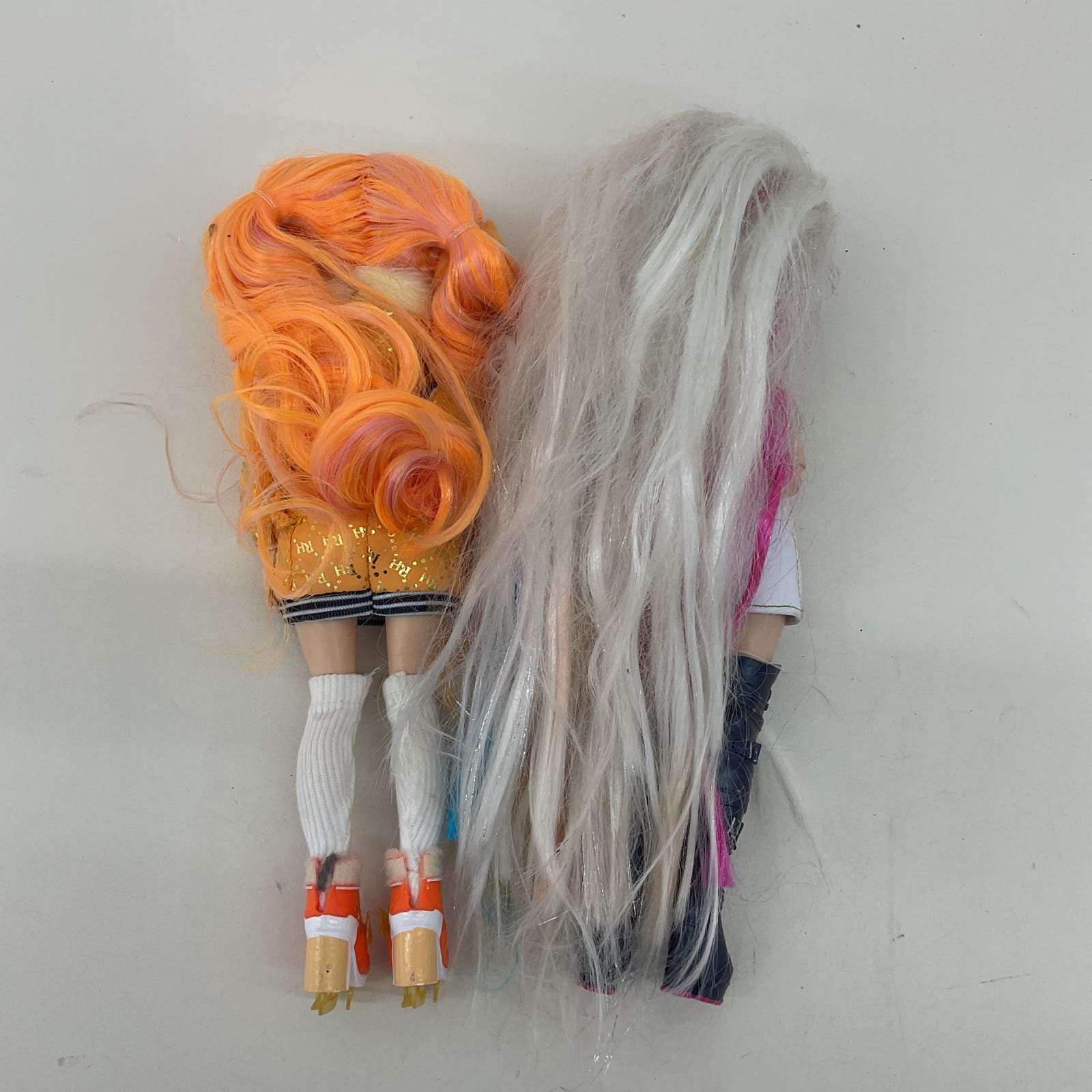 Preowned MGA Rainbow High Fashion Play Dolls Orange Hair Loose Used - Warehouse Toys