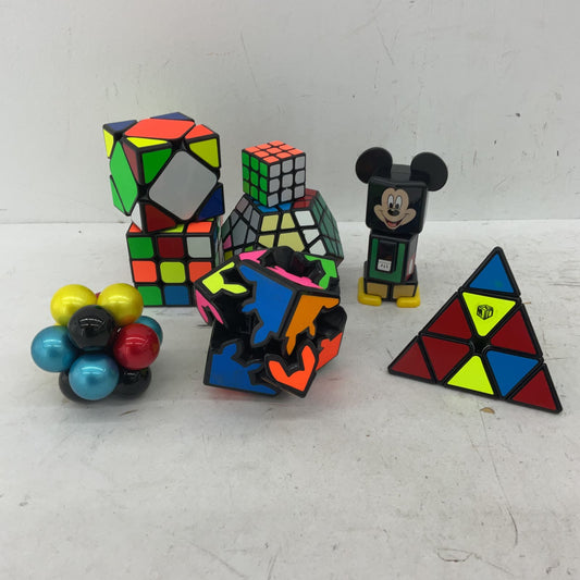 Puzzle Toys Educational Mind Games Triangle Rubix Cube Lot - Warehouse Toys