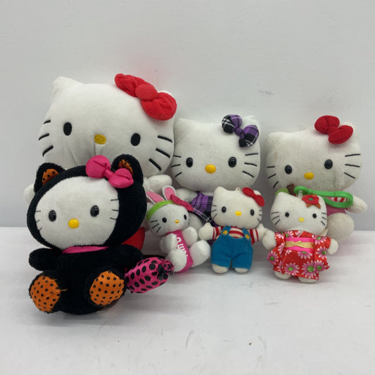 Sanrio Hello Kitty Plush Stuffed Animal Cat Lot Ty Kimono Pez - Warehouse Toys