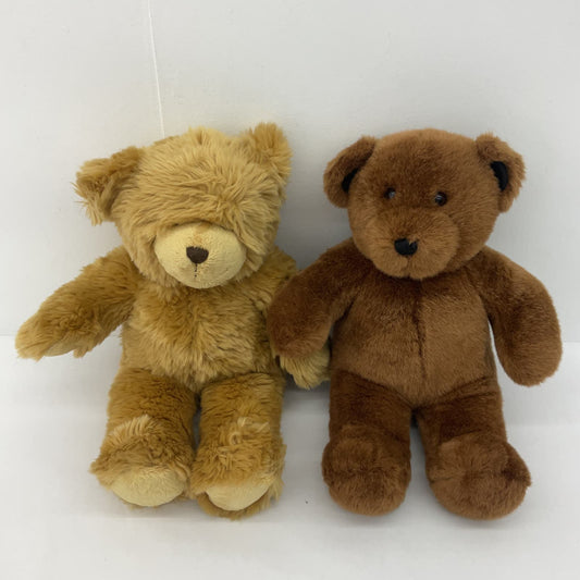 Soft Cuddly LOT 2 BABW Build A Bear Brown Teddy Bear Plush Dolls Stuffed Animals - Warehouse Toys