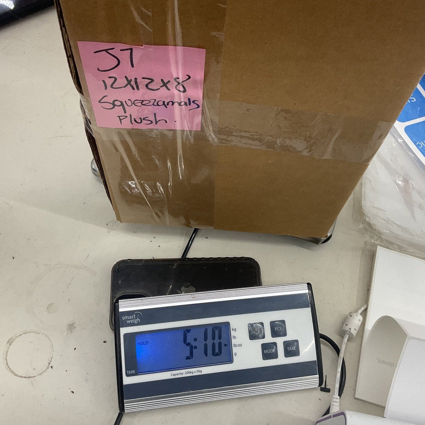 Squeezamals Mixed Colorful Preowned LOT 5+ lbs Stuffed Animals Squishy Plush - Warehouse Toys