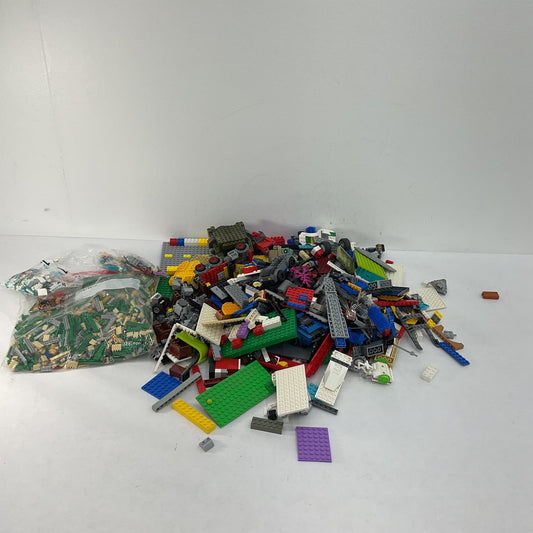 Used Mixed LOT 11 lbs Assorted Random LEGO & Other Bricks Building Kit Toy Sets