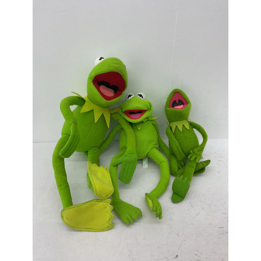 The Muppets Green Kermit The Frog Stuffed Animal Toy Lot Sesame Street