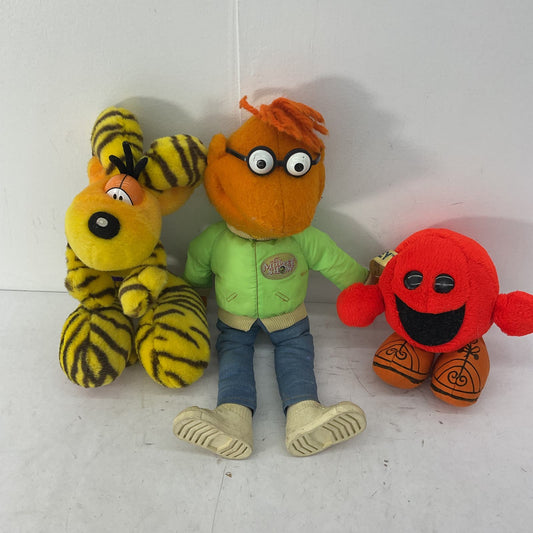 VTG LOT 3 Plush Dolls Muppets Scooter Mr. Men Mr Noisy Knickerbocker Diddl Mouse