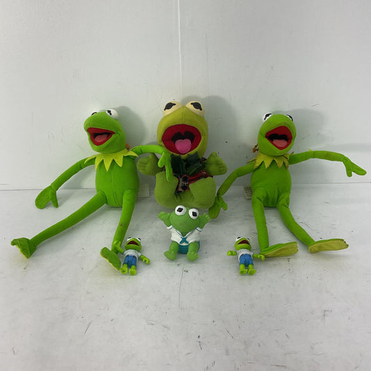 VTG & Modern LOT The Muppets Kermit the Frog Character Plush Dolls Toys Babies