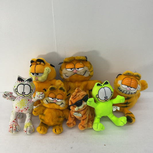 VTG & Modern Garfield the Cat Plush Character Dolls Dakin Paws Green Orange