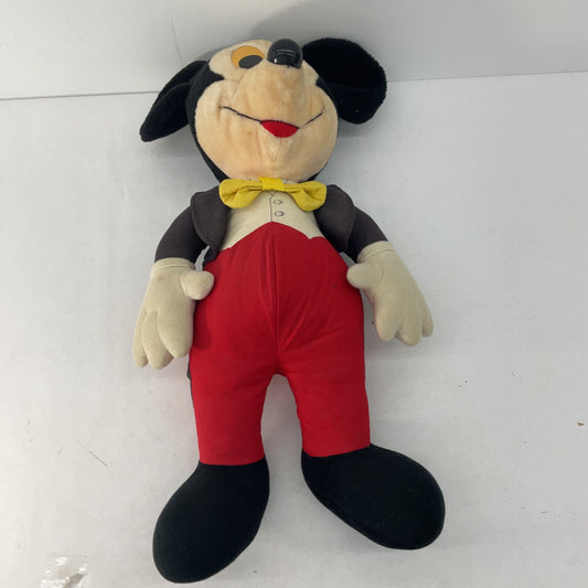 VTG Hasbro Softies Disney Mickey Mouse Stuffed Animal Plush Toy