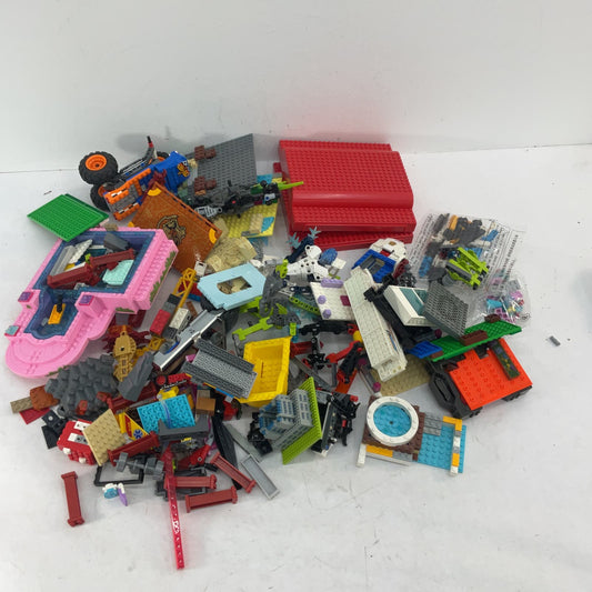 Used Mixed LOT 8 lbs Assorted Random LEGO & Other Bricks Building Kit Toy Sets