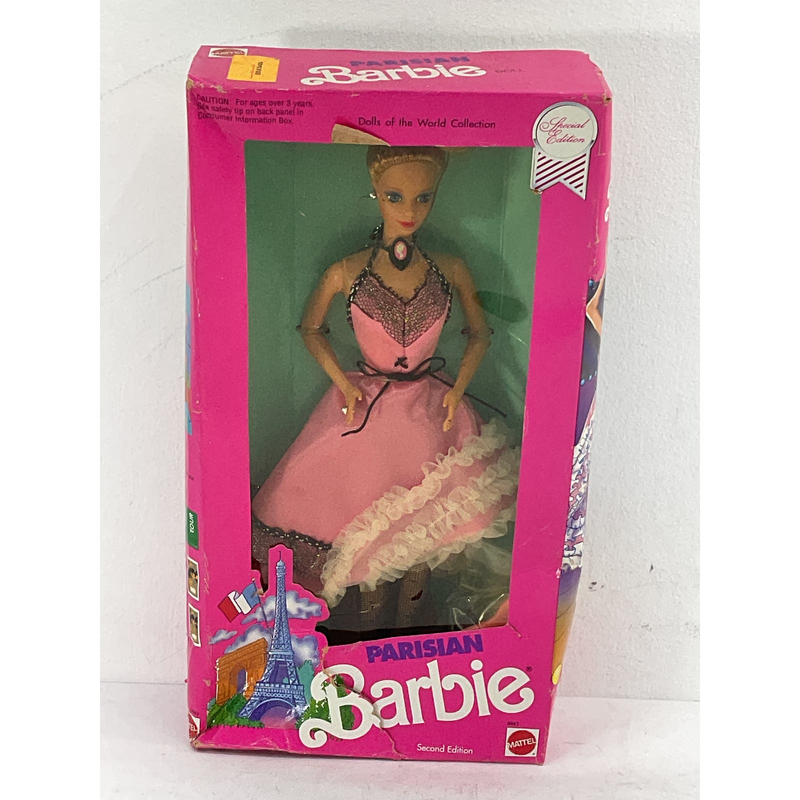 VTG NIB Mattel Barbie Dolls of the World Collection Parisian Doll