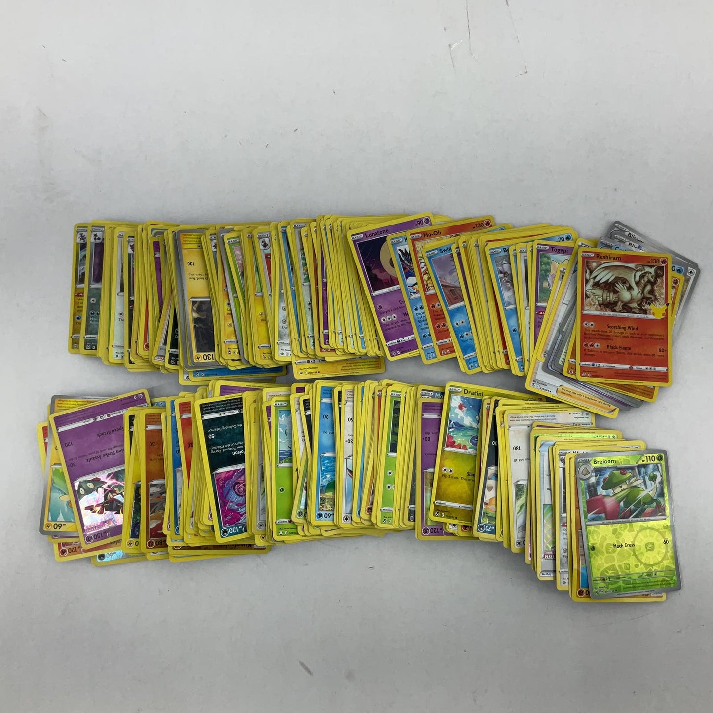 1 lb 10 oz Mixed LOT Pokemon TCG Collectible Trading Cards Regulation E F G - Warehouse Toys