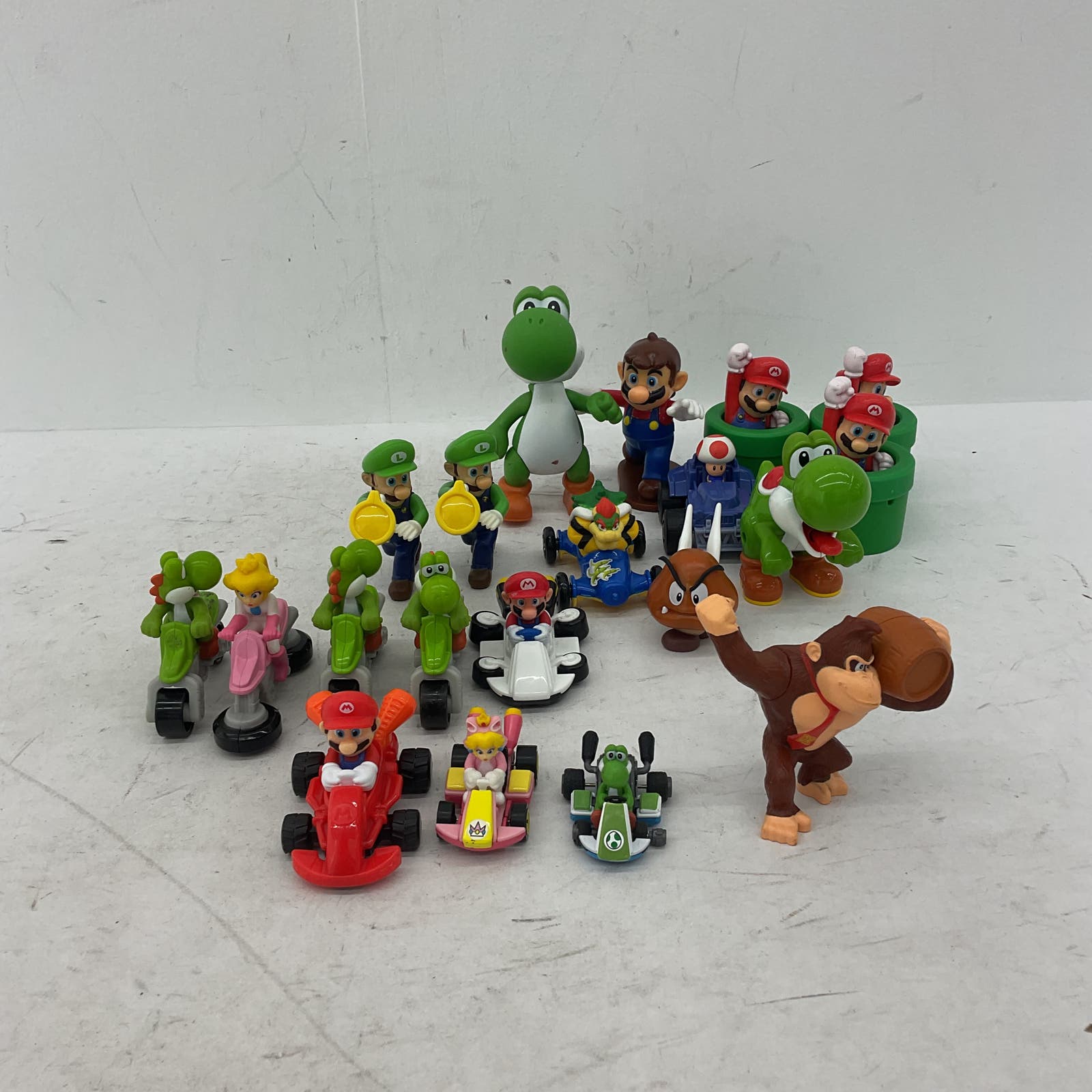 10 Pounds Nintendo Action Figure Toys Lot Super Mario Kart Princess Goomba - Warehouse Toys