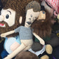 11 lb LOT Humanoid Celebrity Cartoon Plush Toy Bob Ross Butthead Little Thinkers - Warehouse Toys