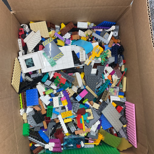 12 Pounds Lego Multicolor Building Toy Pieces & Parts Random Bulk Lot - Warehouse Toys