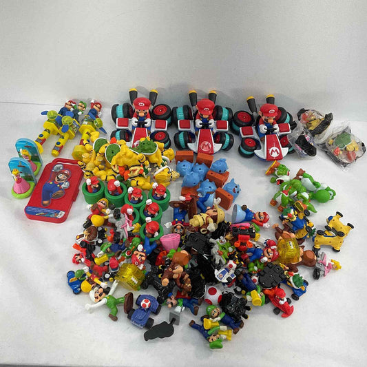 20 lbs Mixed LOT of Nintendo Super Mario Kart Yoshi Toys Figures Collection - Warehouse Toys