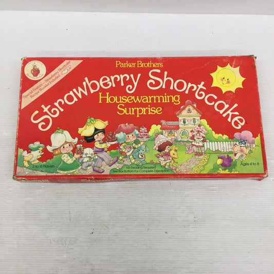 VTG Strawberry SHortcake Housewarming Surprise Parker Brothers Board Game