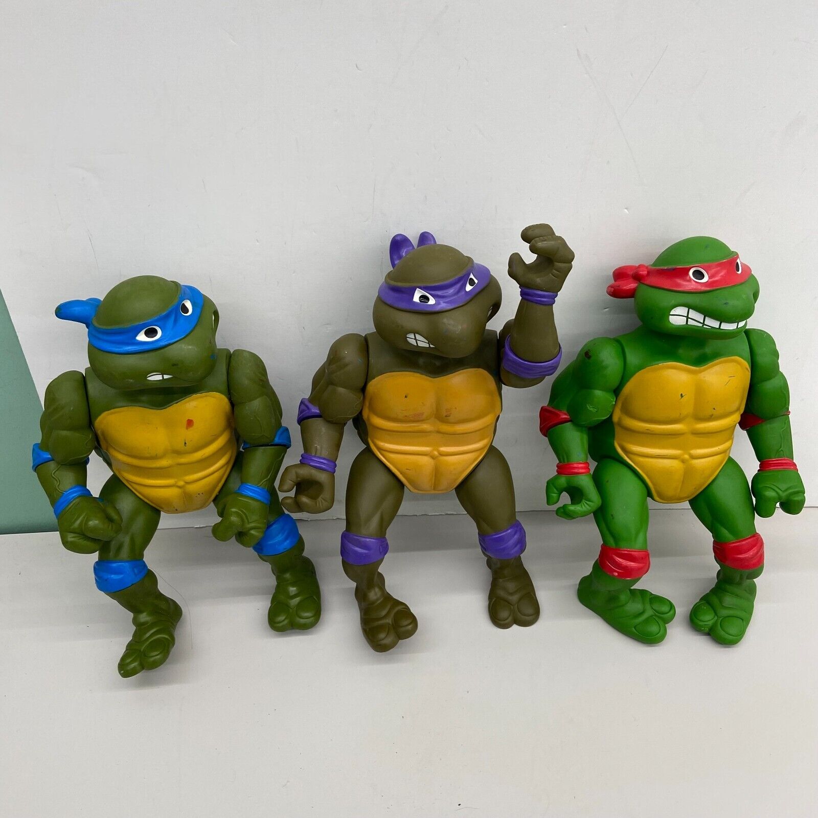 TMNT TEENAGE MUTANT NINJA TURTLES PLUSH SOFT TOY LEONARDO 1989 PLAYMATES