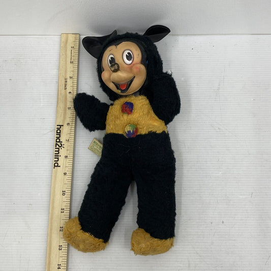 VTG Antique GUND J Swedlin Inc Disney Mickey Mouse Plush Doll AS IS
