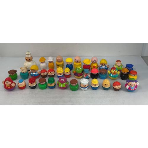 VTG LOT Fisher Price Playskool Weebles Plastic Toy Figures Chunky Early Learning