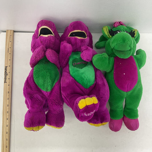 Barney Purple Dinosaur Baby Bop Stuffed Animal Toy Lot - Warehouse Toys