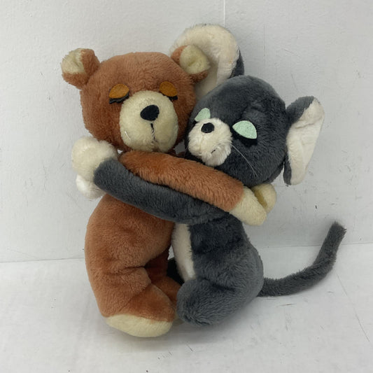 Dakin Gray Brown Mouse Bear Plush Gripping Hugging Stuffed Animal Toys - Warehouse Toys