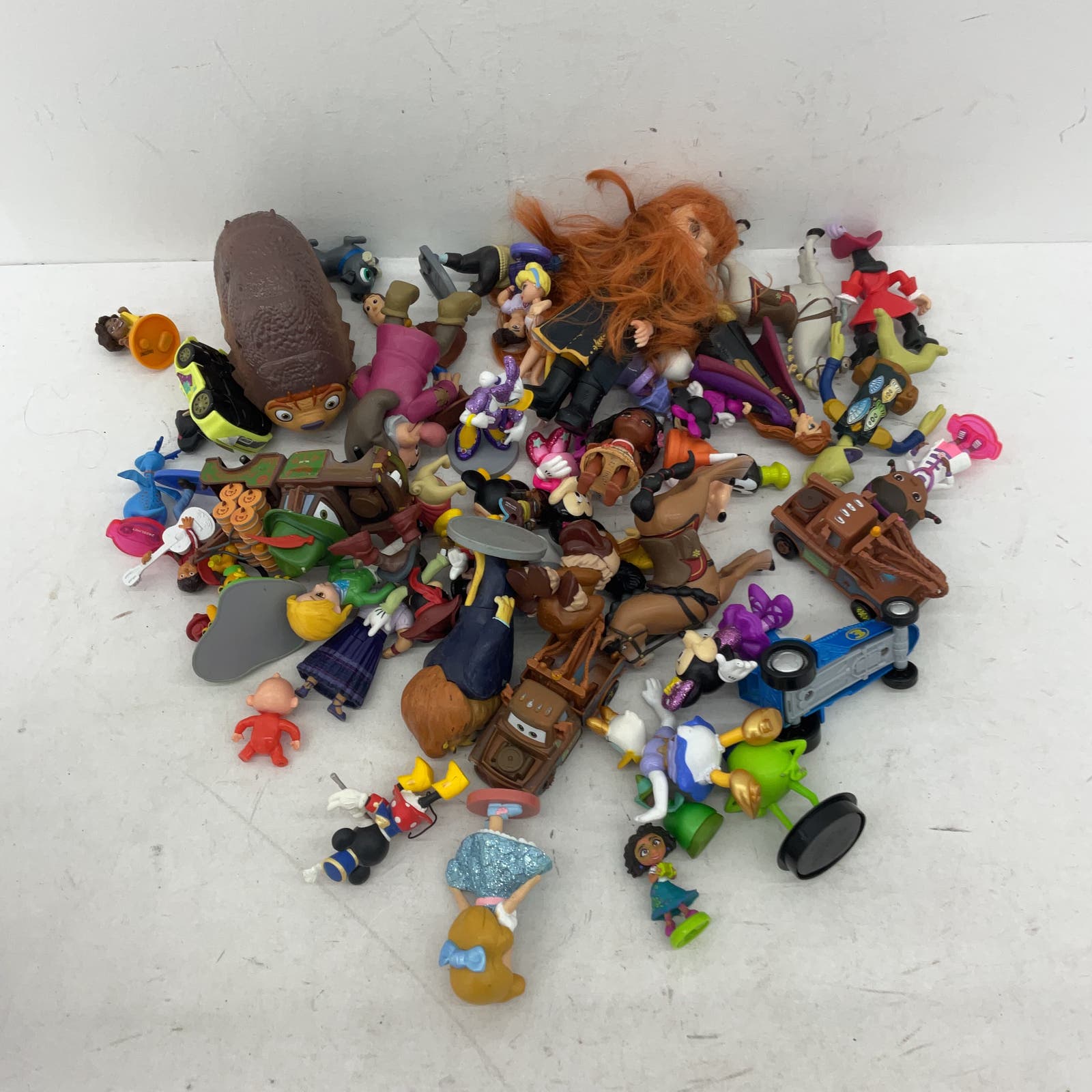 Disney Multicolor Figure Mixed Lot Toys Minnie Mickey Daisy Duck Captain  Hook - Warehouse Toys