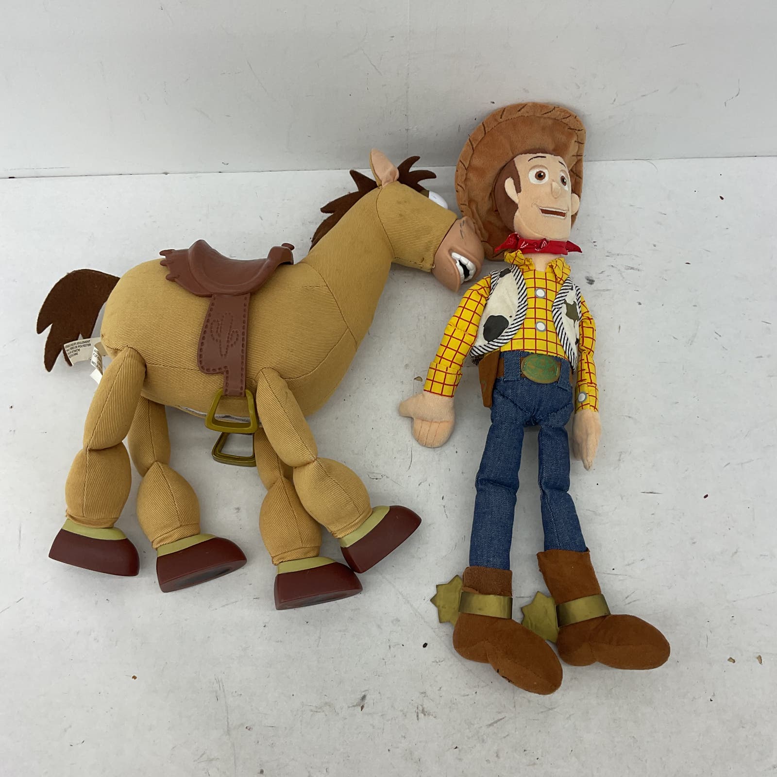 Disney Toy Story Woody and Horse Plush Toy Lot Stuffed Animals